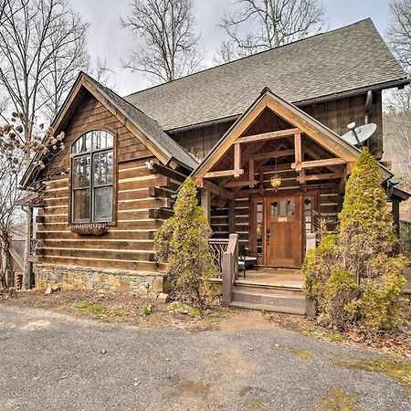 Luxury Cabin Rental In Franklin With Private Hot Tub Luaran gambar