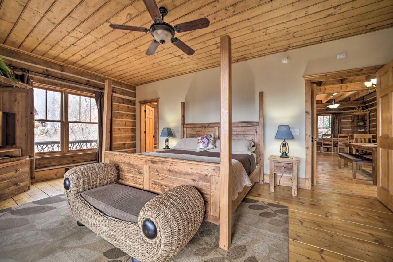 Luxury Cabin Rental In Franklin With Private Hot Tub Luaran gambar