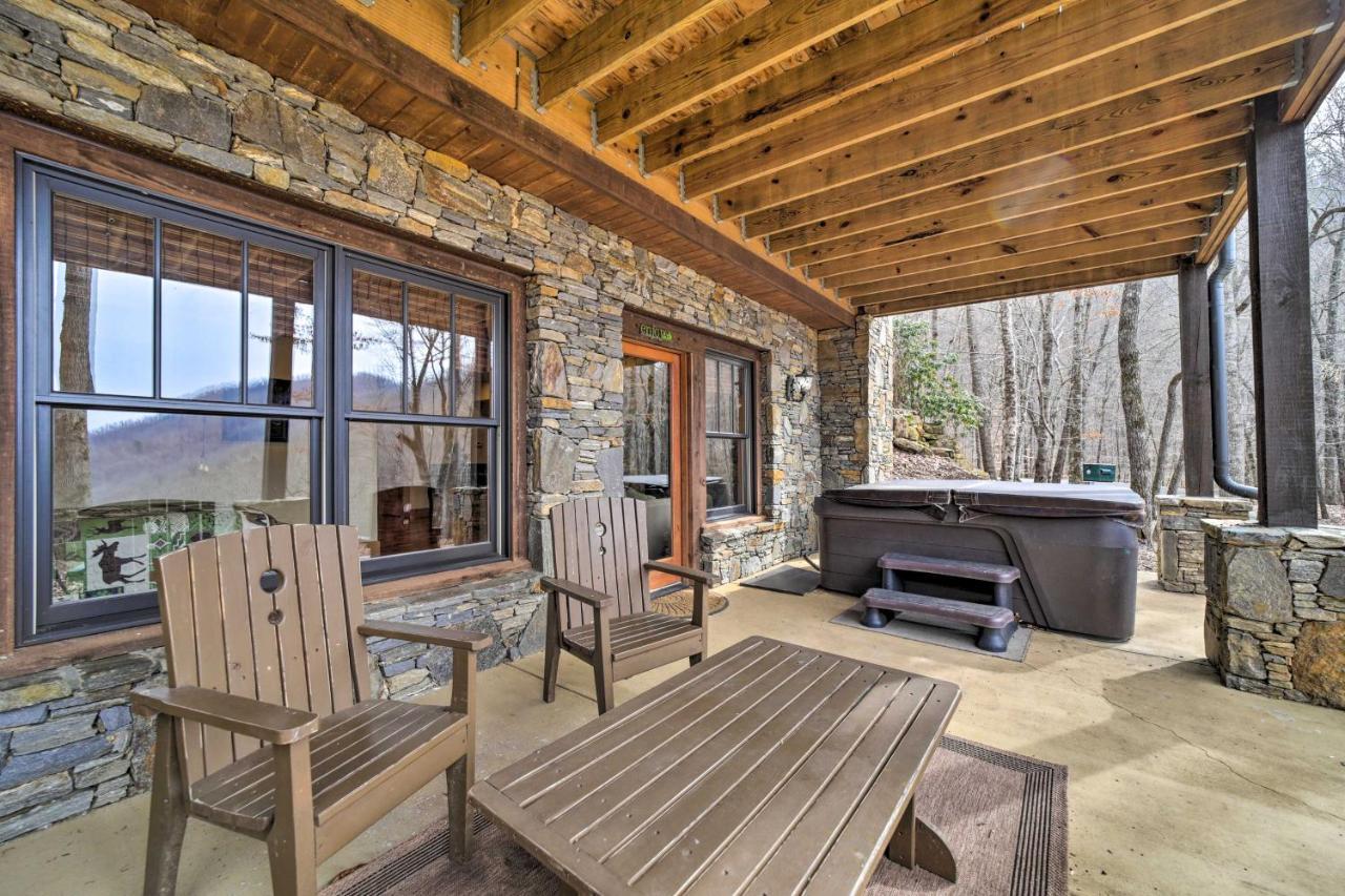 Luxury Cabin Rental In Franklin With Private Hot Tub Luaran gambar