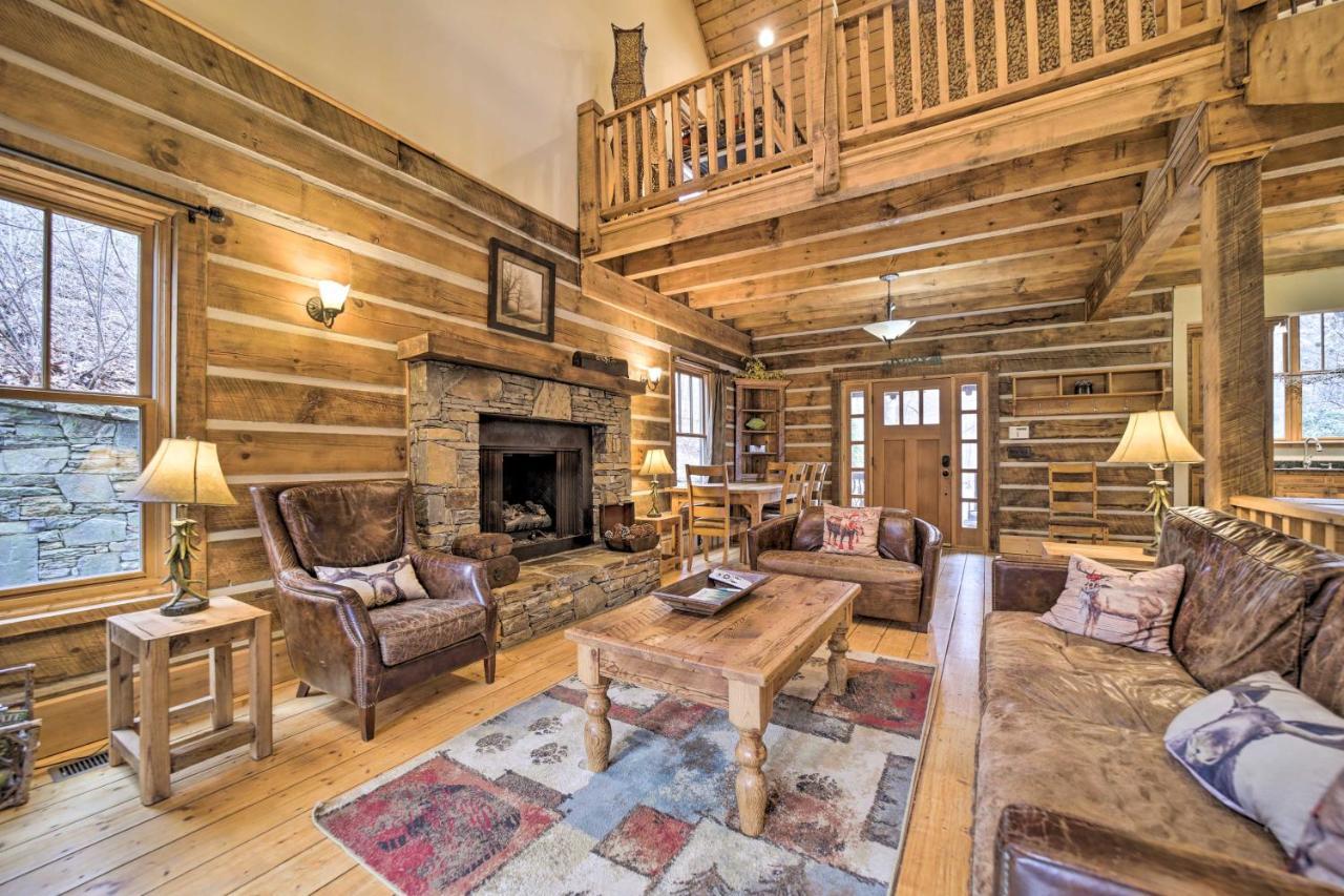 Luxury Cabin Rental In Franklin With Private Hot Tub Luaran gambar