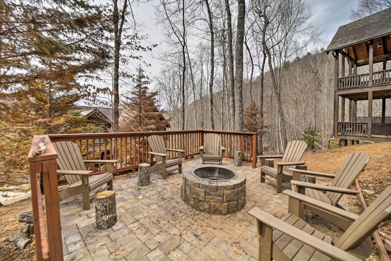 Luxury Cabin Rental In Franklin With Private Hot Tub Luaran gambar